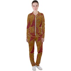 Texture Pattern Abstract Art Casual Jacket And Pants Set