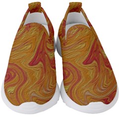 Texture Pattern Abstract Art Kids  Slip On Sneakers