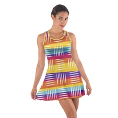 Art Background Abstract Cotton Racerback Dress