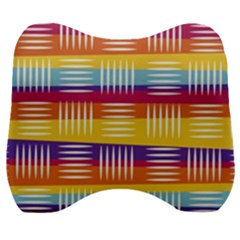 Art Background Abstract Velour Head Support Cushion