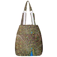 Peacock Plumage Bird Peafowl Center Zip Backpack