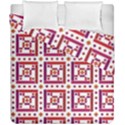 Background Abstract Square Duvet Cover Double Side (California King Size) View2