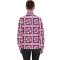 Background Abstract Square High Neck Windbreaker (Women) View2