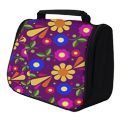 Pattern Illustration Background Full Print Travel Pouch (small)