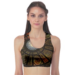 Art Ceiling Dome Pattern Sports Bra by Wegoenart