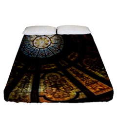 Art Ceiling Dome Pattern Fitted Sheet (queen Size) by Wegoenart