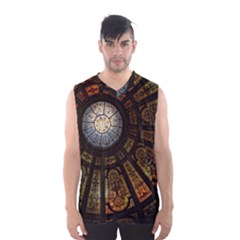 Art Ceiling Dome Pattern Men s Basketball Tank Top by Wegoenart