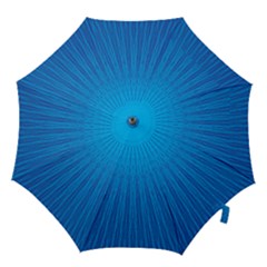 Blue Rays Background Image Hook Handle Umbrellas (large) by Wegoenart