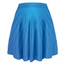 Blue Rays Background Image High Waist Skirt View2