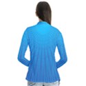 Blue Rays Background Image Drape Collar Cardigan View2