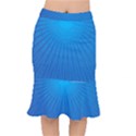 Blue Rays Background Image Mermaid Skirt View1