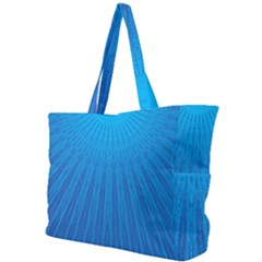 Blue Rays Background Image Simple Shoulder Bag