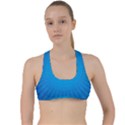 Background Rays Background Image Criss Cross Racerback Sports Bra View1