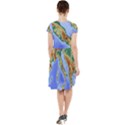 Italy Alpine Alpine Region Map Cap Sleeve Midi Dress View2