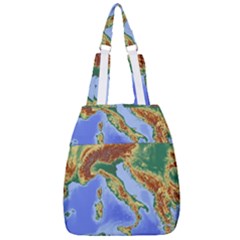 Italy Alpine Alpine Region Map Center Zip Backpack