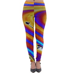 Soap Bubble Color Colorful Lightweight Velour Leggings by Wegoenart