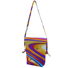 Soap Bubble Color Colorful Folding Shoulder Bag