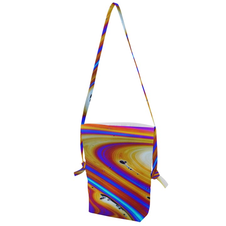 Soap Bubble Color Colorful Folding Shoulder Bag