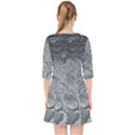 Abstract Ice Frost Crystals Frozen Pocket Dress View2