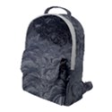 Abstract Ice Frost Crystals Frozen Flap Pocket Backpack (Large) View1