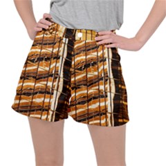 Abstract Architecture Background Stretch Ripstop Shorts