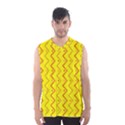 Yellow Background Abstract Men s Basketball Tank Top View1