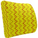 Yellow Background Abstract Seat Cushion View2