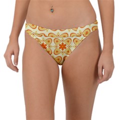 Background Floral Forms Flower Band Bikini Bottom