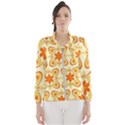 Background Floral Forms Flower Windbreaker (Women) View1