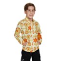 Background Floral Forms Flower Windbreaker (Kids) View1