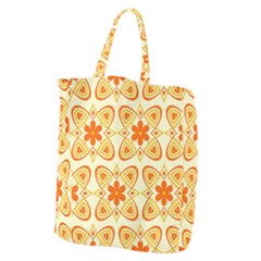 Background Floral Forms Flower Giant Grocery Tote by Wegoenart