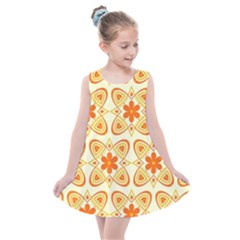 Background Floral Forms Flower Kids  Summer Dress