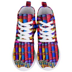 Substances Colorful Towels Scarf Women s Lightweight High Top Sneakers