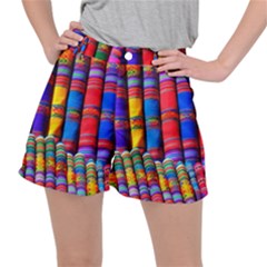 Substances Colorful Towels Scarf Stretch Ripstop Shorts