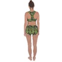 Green Leaf Giant Rhubarb Mammoth Sheet Racerback Boyleg Bikini Set View2