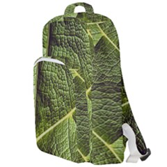 Green Leaf Giant Rhubarb Mammoth Sheet Double Compartment Backpack