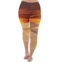 Desert Sun Landscape Sunset Dune Capri Winter Leggings  View4