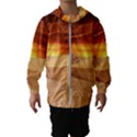 Desert Sun Landscape Sunset Dune Hooded Windbreaker (Kids) View1