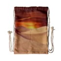 Desert Sun Landscape Sunset Dune Drawstring Bag (Small) View1