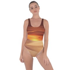 Desert Sun Landscape Sunset Dune Bring Sexy Back Swimsuit by Wegoenart