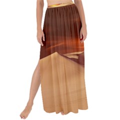 Desert Sun Landscape Sunset Dune Maxi Chiffon Tie-up Sarong by Wegoenart