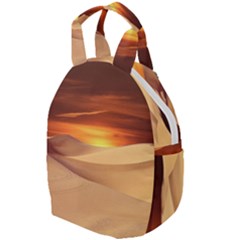 Desert Sun Landscape Sunset Dune Travel Backpacks by Wegoenart