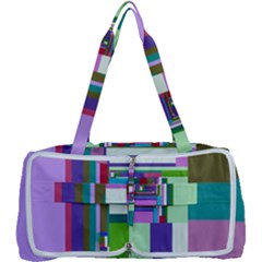 Fractal Gradient Colorful Infinity Art Multi Function Bag by Wegoenart