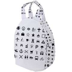 Icons Set Symbols Collection Travel Backpacks by Wegoenart