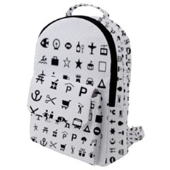 Icons Set Symbols Collection Flap Pocket Backpack (small)