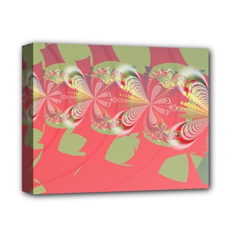 Fractal Gradient Colorful Infinity Deluxe Canvas 14  X 11  (stretched) by Wegoenart