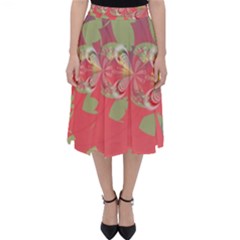 Fractal Gradient Colorful Infinity Classic Midi Skirt