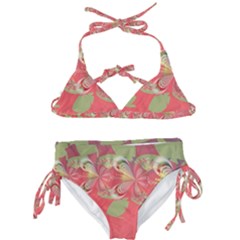 Fractal Gradient Colorful Infinity Kids  Classic Bikini Set