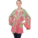 Fractal Gradient Colorful Infinity Velvet Kimono Robe View1