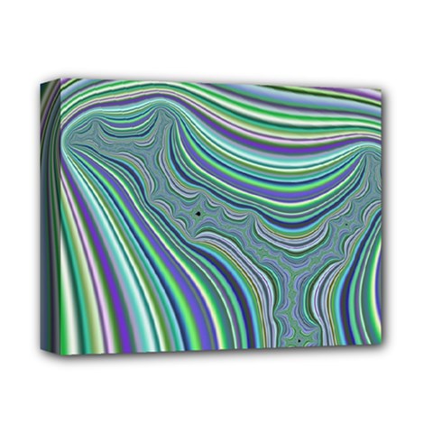 Art Fractal Gradient Colorful Infinity Pattern Deluxe Canvas 14  X 11  (stretched) by Wegoenart